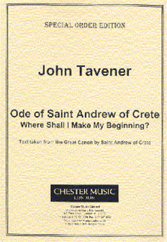 Ode Of Saint Andrew Of Crete